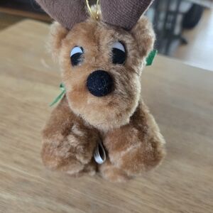 Kurt Adler Brown Plush Reindeer